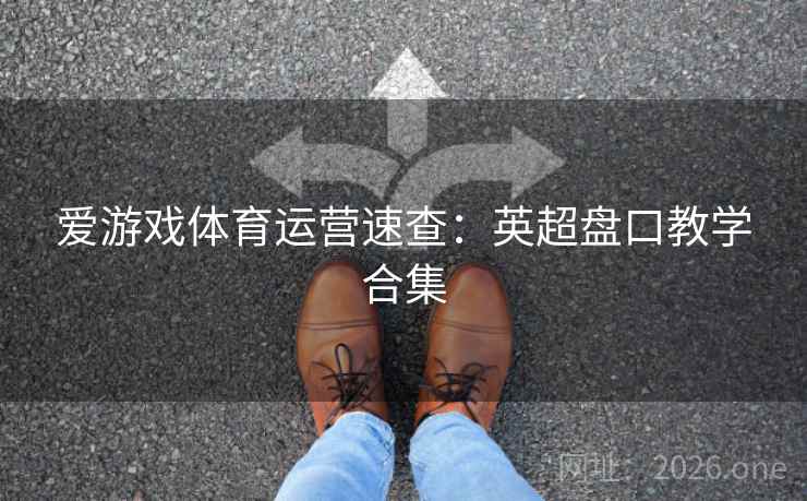 爱游戏体育运营速查：英超盘口教学合集