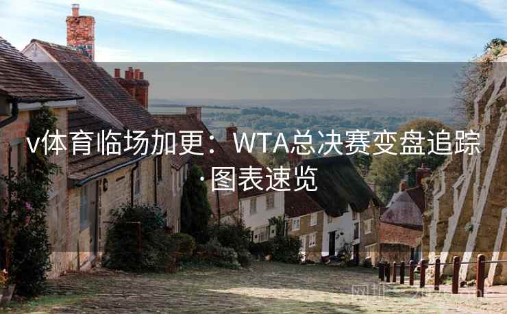 v体育临场加更：WTA总决赛变盘追踪·图表速览