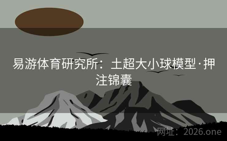 易游体育研究所：土超大小球模型·押注锦囊