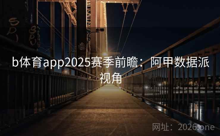 b体育app2025赛季前瞻：阿甲数据派视角