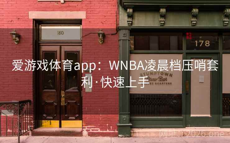 爱游戏体育app：WNBA凌晨档压哨套利·快速上手