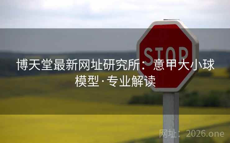 博天堂最新网址研究所：意甲大小球模型·专业解读