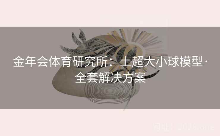 金年会体育研究所:土超大小球模型·全套解决方案